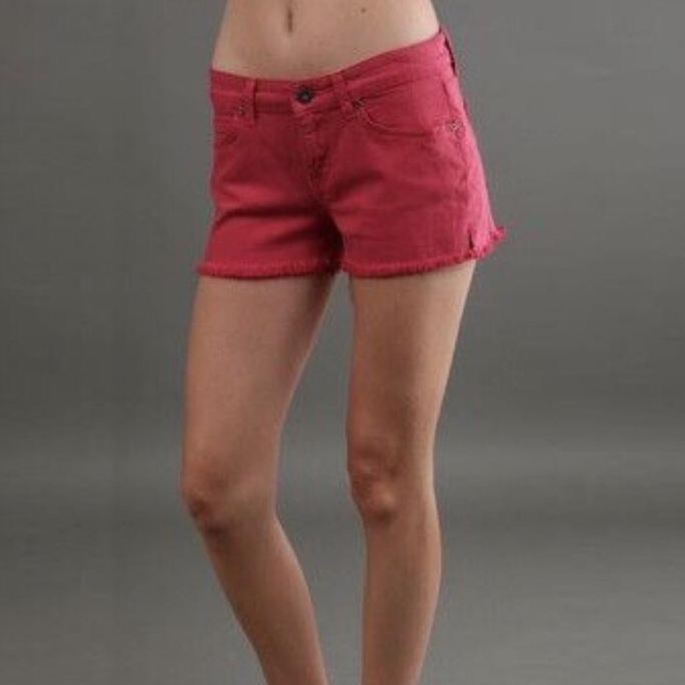 Rich and Skinny size 24 red shorts